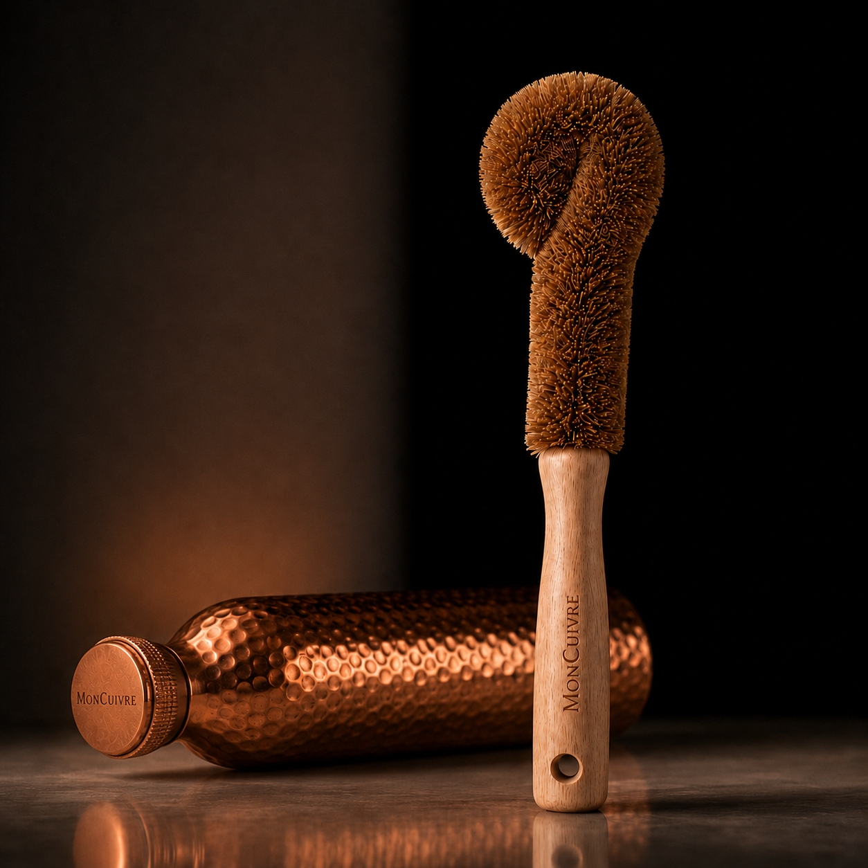 Brosse à Gourde Naturelle MonCuivre
